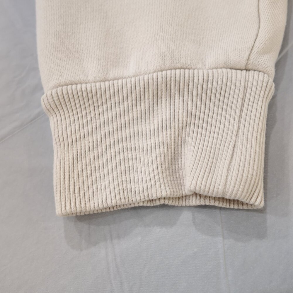 Under Armour | Full-Zip Logo Hoodie Sweatshirt - Neutral Beige | Size Large - Picture 9 of 10